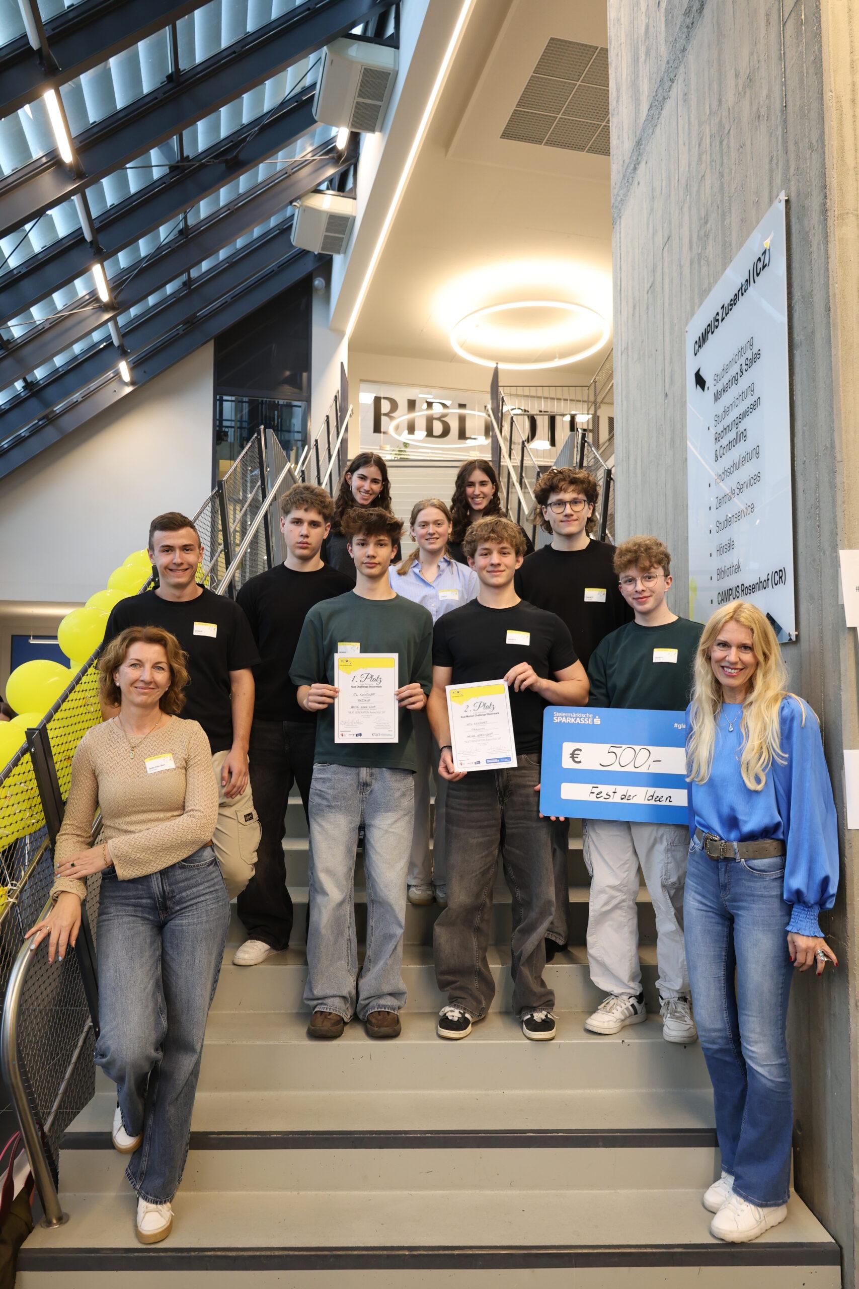 Zweifacher Erfolg beim YouthStart-Wettbewerb!