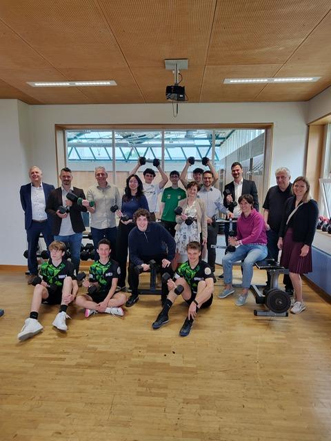 Feierliche Eröffnung unseres neu ausgestatteten Fitnessraums