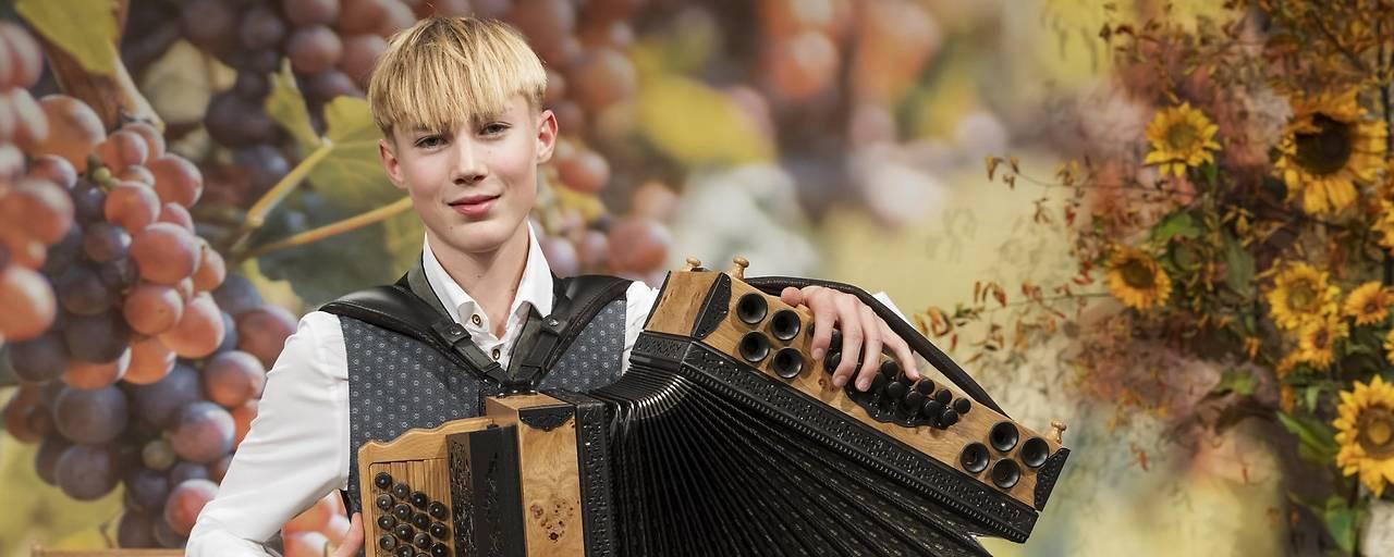 Nico Portenschlager gewinnt Steirischen Harmonikawettbewerb